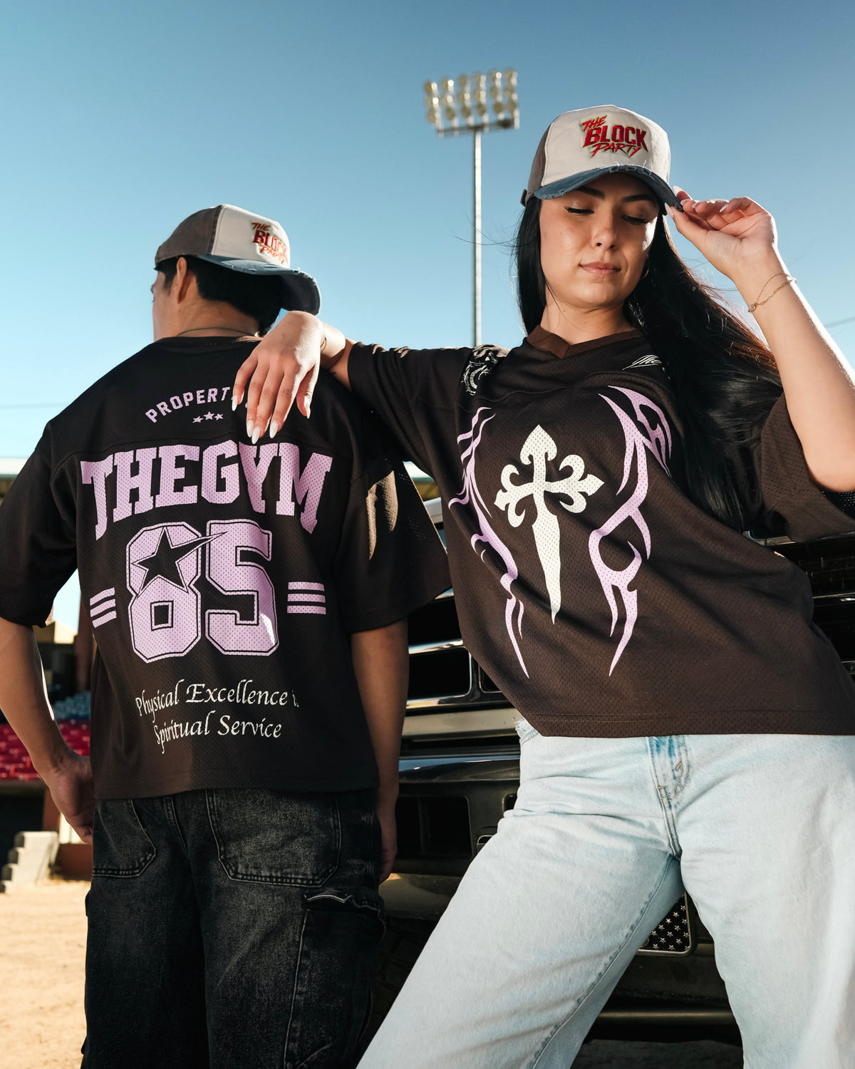 Brown THE GYM JERSEY